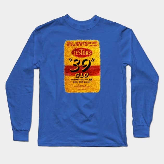 Testors Glo Fuel Long Sleeve T-Shirt by Midcenturydave